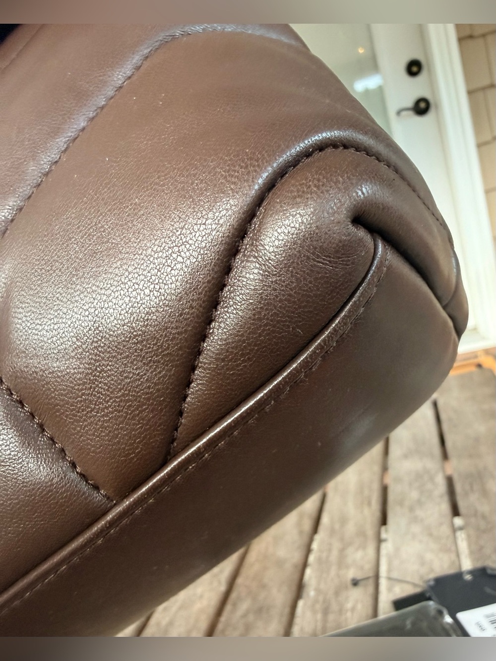 Saint Laurent YSL Loulou Puffer Medium Dark Ganache Lambskin Shoulder Bag - Picture 10 of 16
